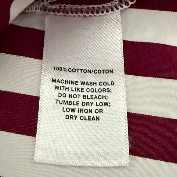 Lafayette 148 Women's 8 Top Sleeveless Button-Up Shirt Vertical Stripe Pocket - Picture 8 of 11